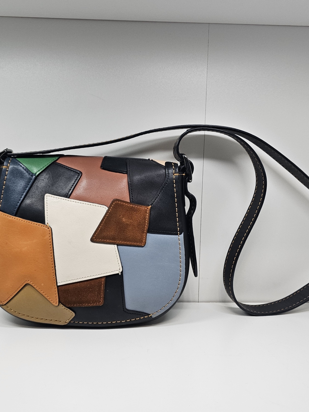 Coach 1941 Saddle 23 75th Anniversary Patchwork Leather